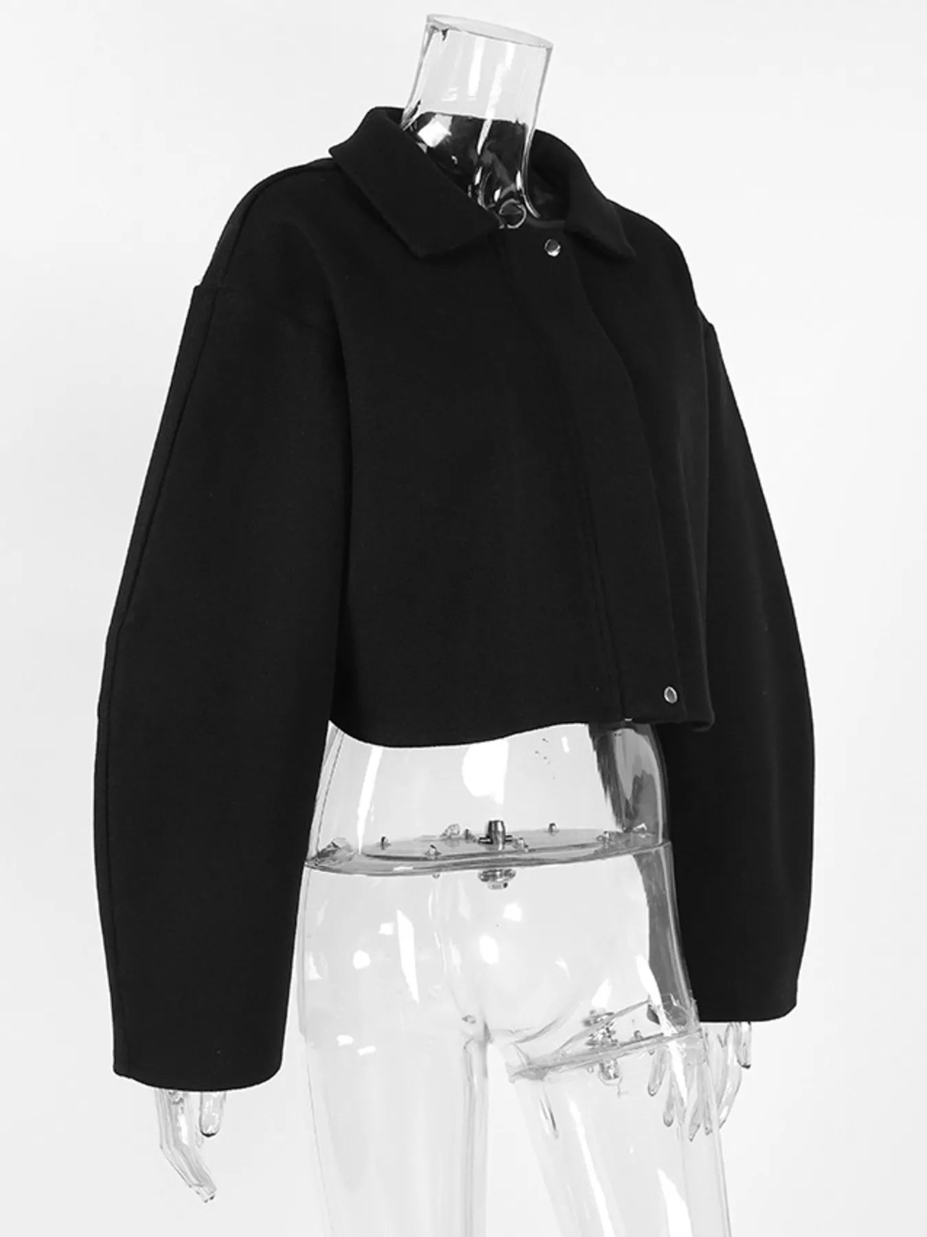 Trendsi Zip Up Cropped Jacket -