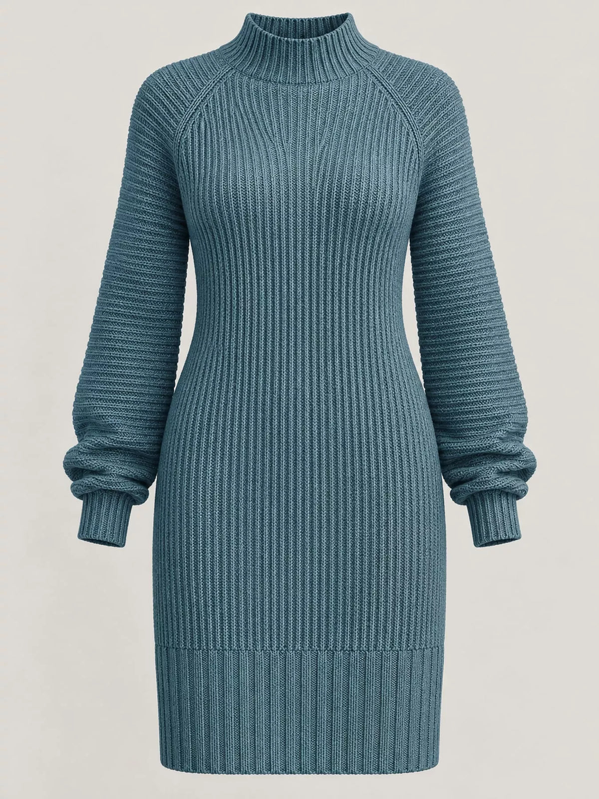 Long-sleeve mini dress, product view
