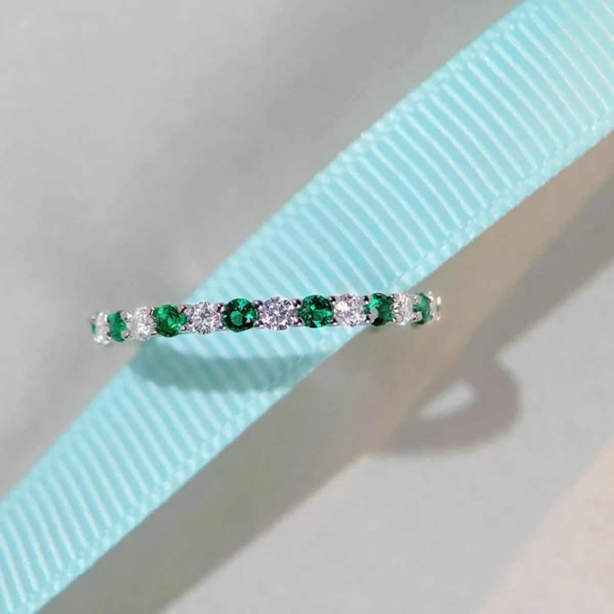 Trendsi 925 Sterling Silver Zircon Ring -