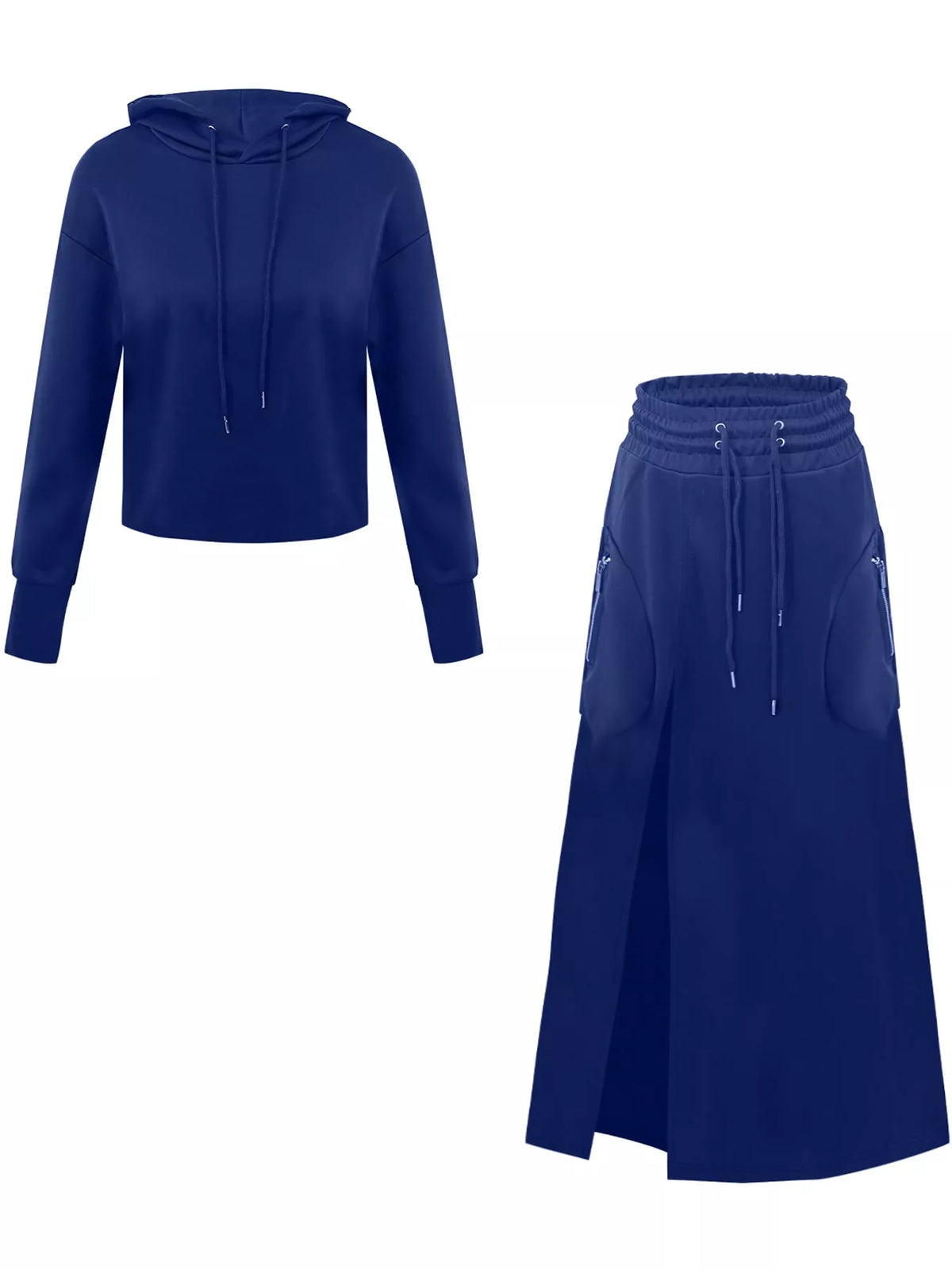 Hoodie and skirt set, product view