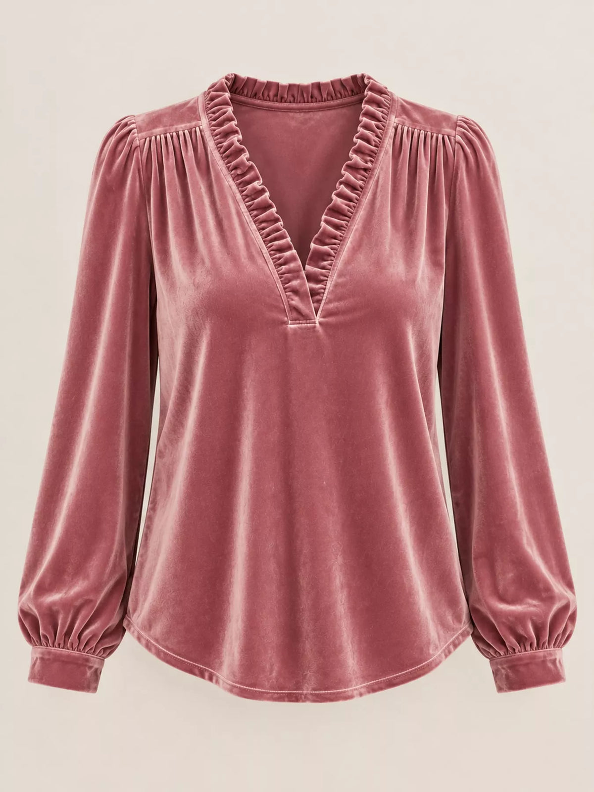 Long-sleeve blouse, product view
