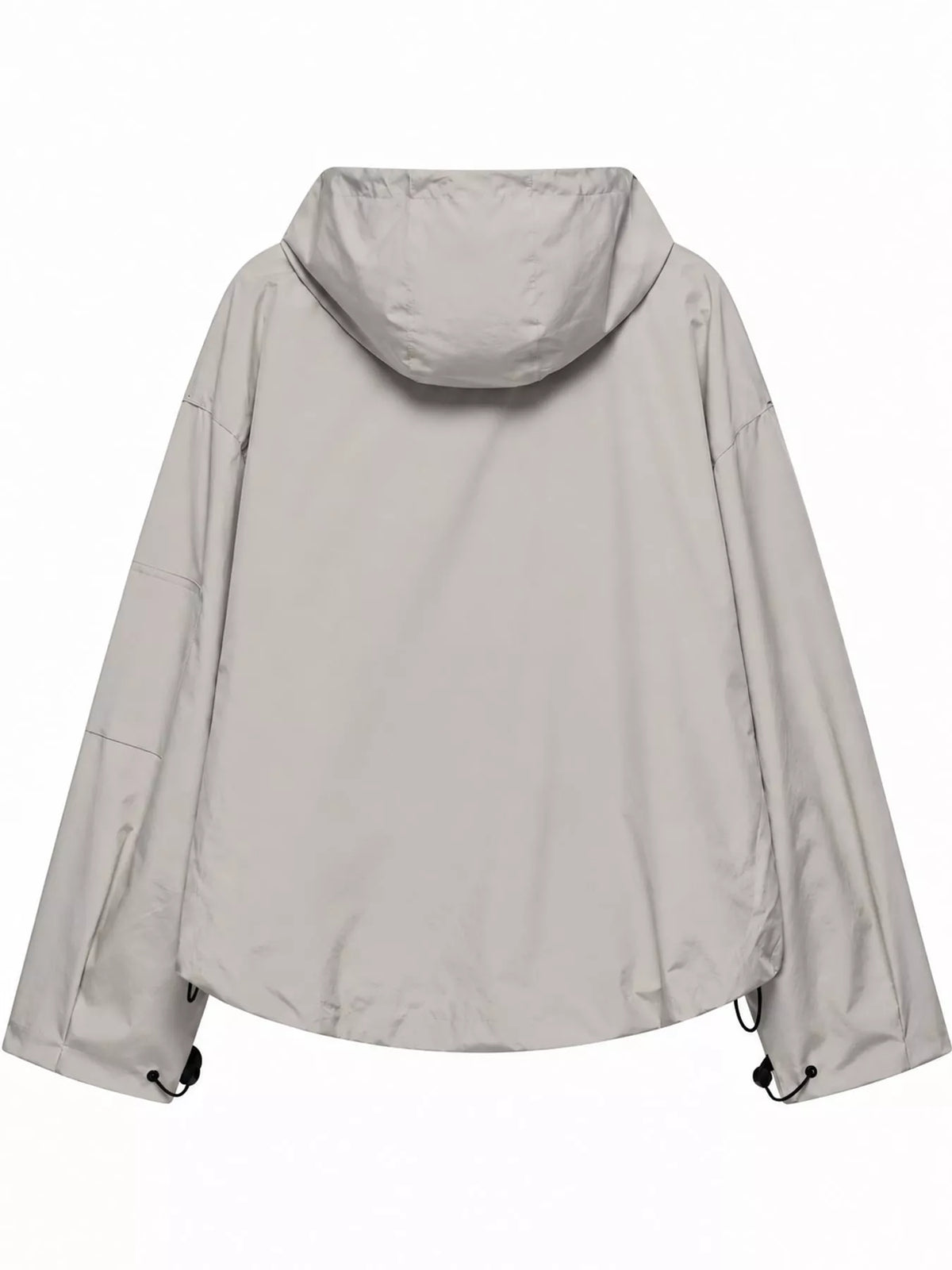 Half-Zip Hooded Anorak Jacket — back view