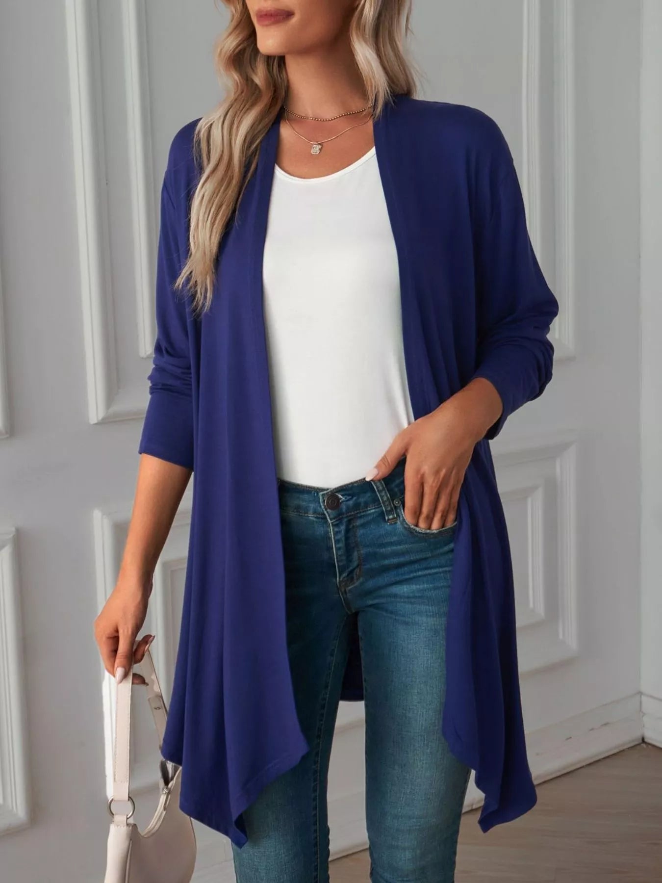 Trendsi Lightweight Open Front Cardigan -