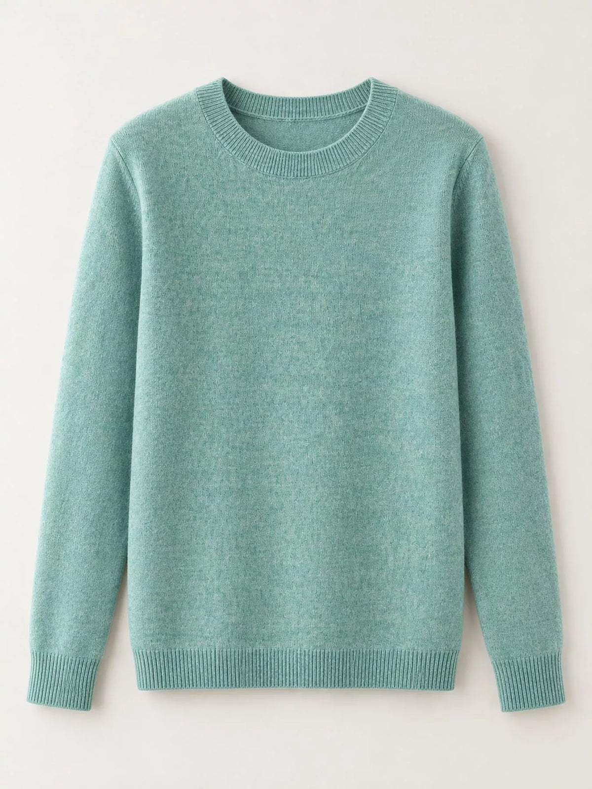 Crew Neck Long Sleeve Sweater — garment front
