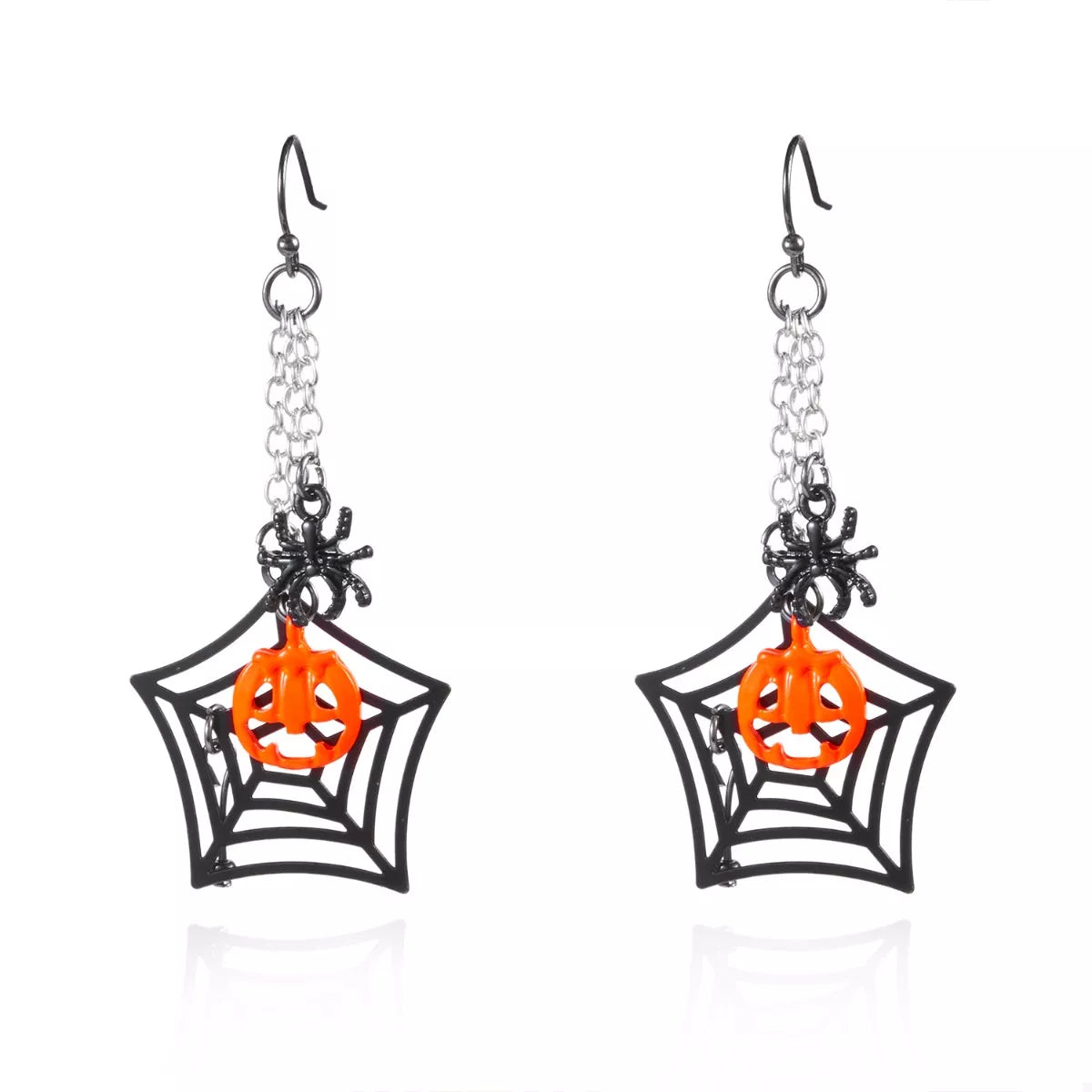 Trendsi Halloween Spider Web Earrings -