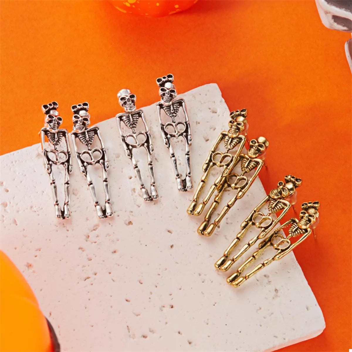 Trendsi Halloween Skeleton Drop Earrings -