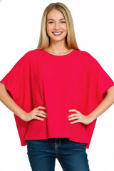 Trendsi Zenana Round Neck Short Sleeve T-Shirt -