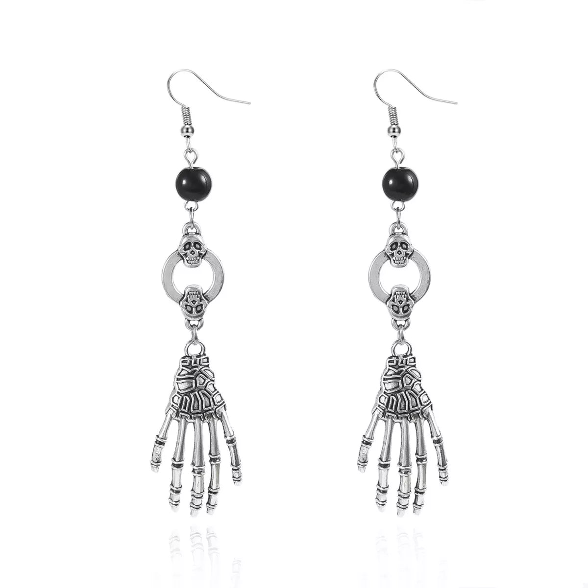 Trendsi Halloween Skeleton Hand Drop Earrings -