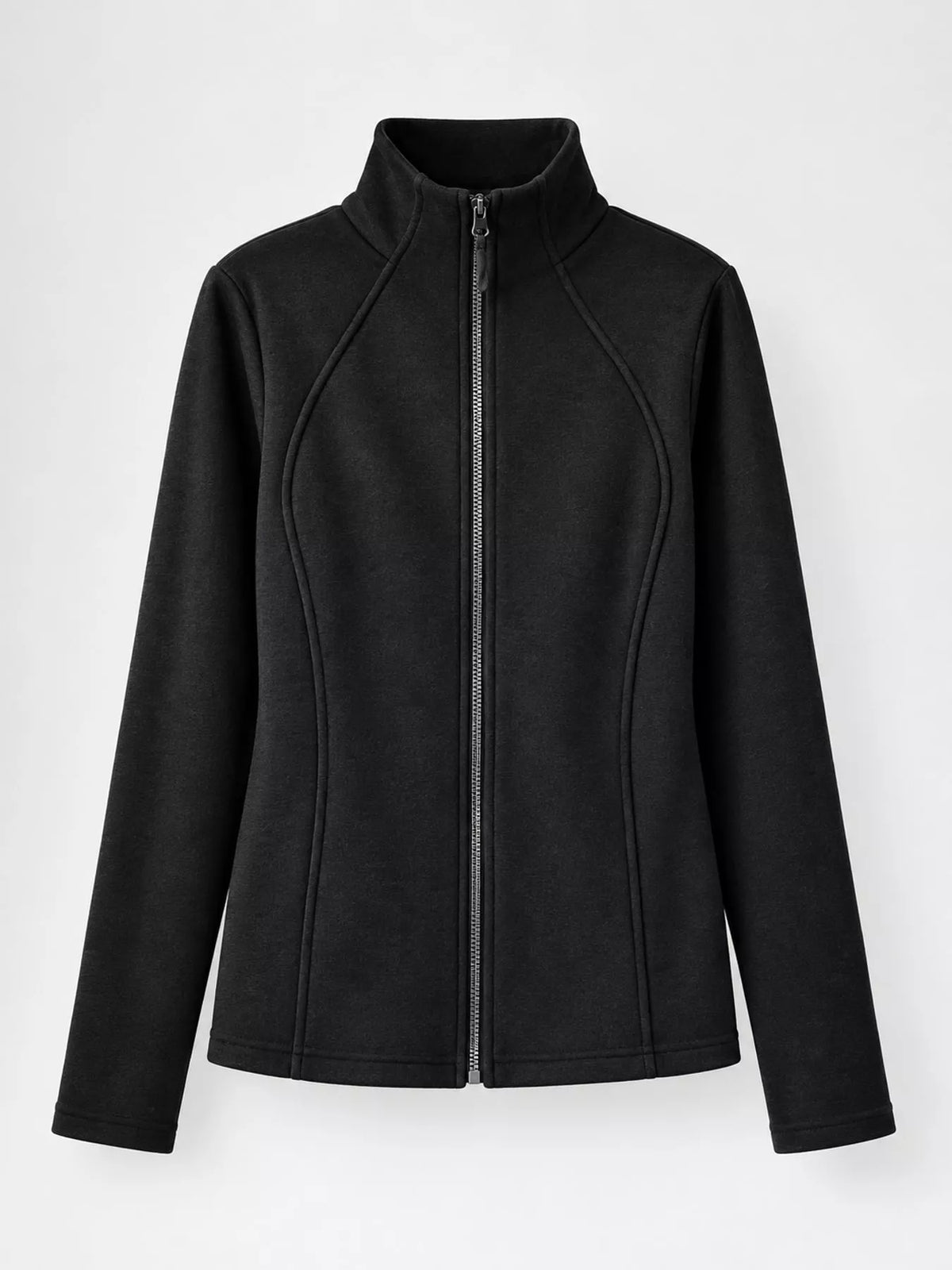 Slim-Fit Full-Zip Fleece Jacket — garment front