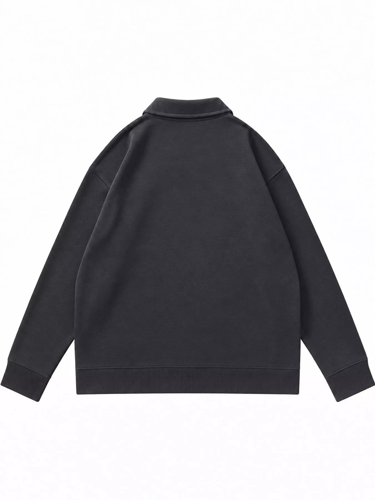 Quarter-Zip Long Sleeve Sweatshirt — back view