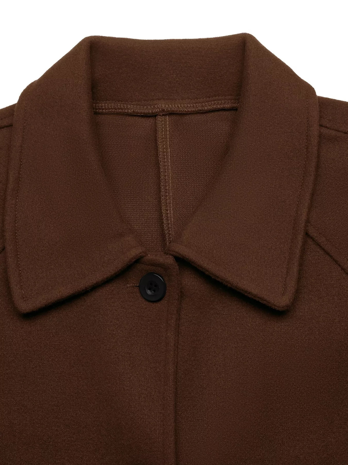 Trendsi Single-Breasted Raglan Sleeve Outerwear -