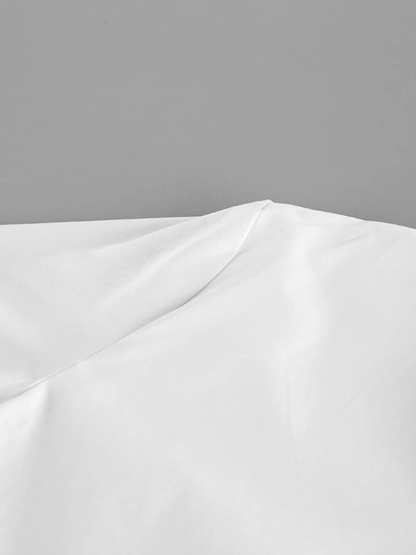 Trendsi Tie-Waist Detail Wrap-Front Shirt -