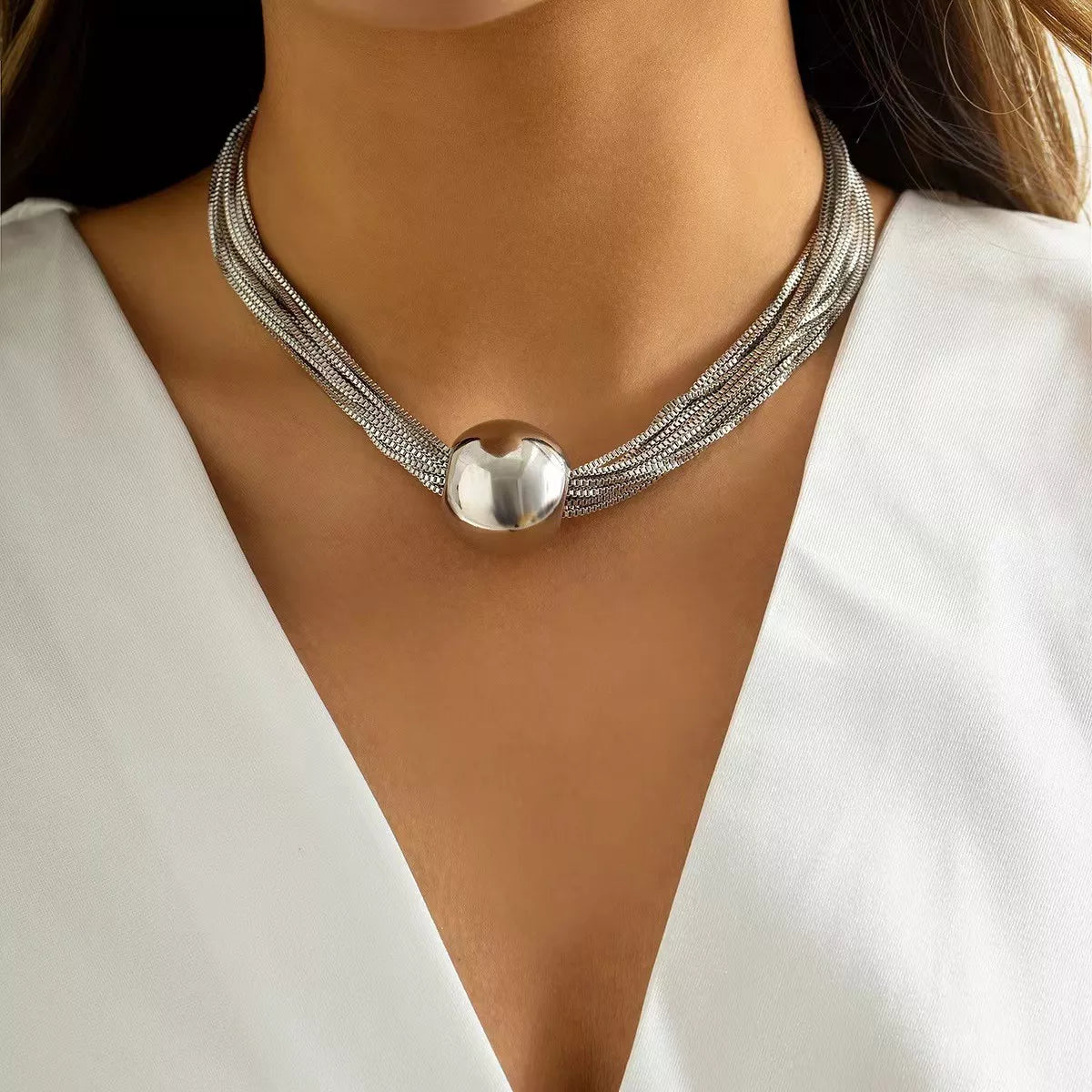 Trendsi Multi Layered Adjustable Necklace -