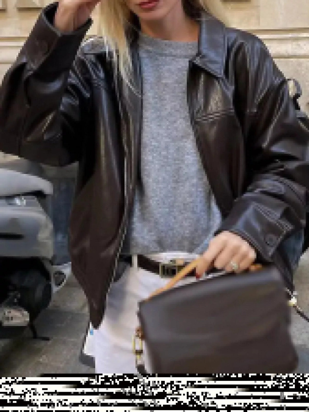 Brown zip-up jacket