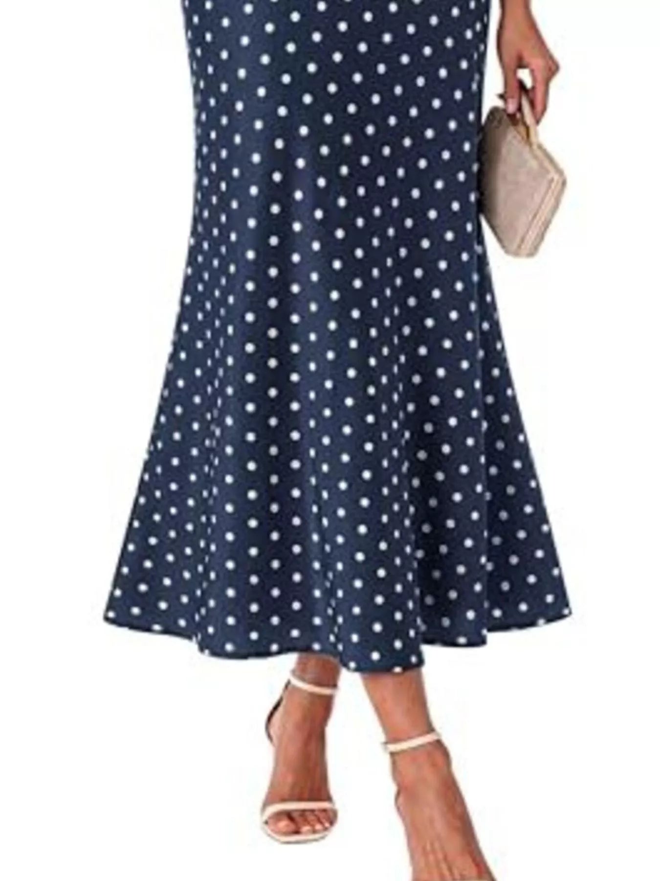Trendsi High-Waisted Mermaid Midi Skirt -