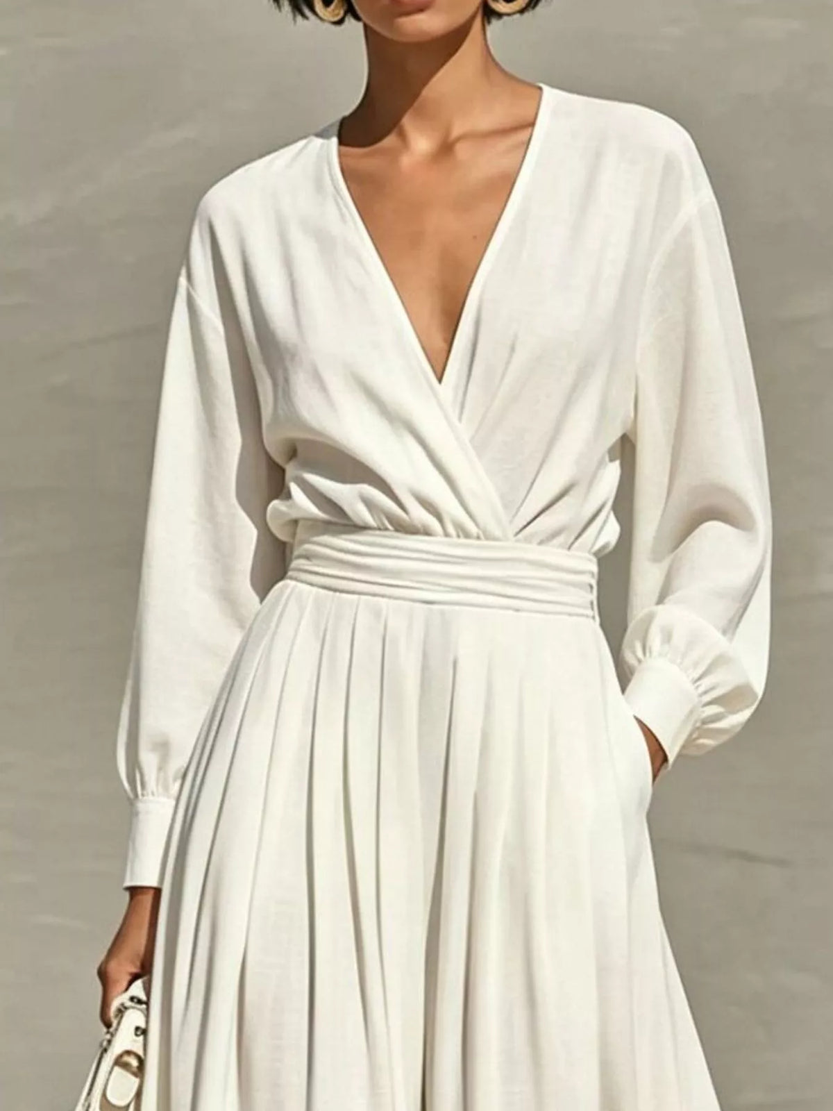 Trendsi Long Sleeve Wide-Leg Jumpsuit -