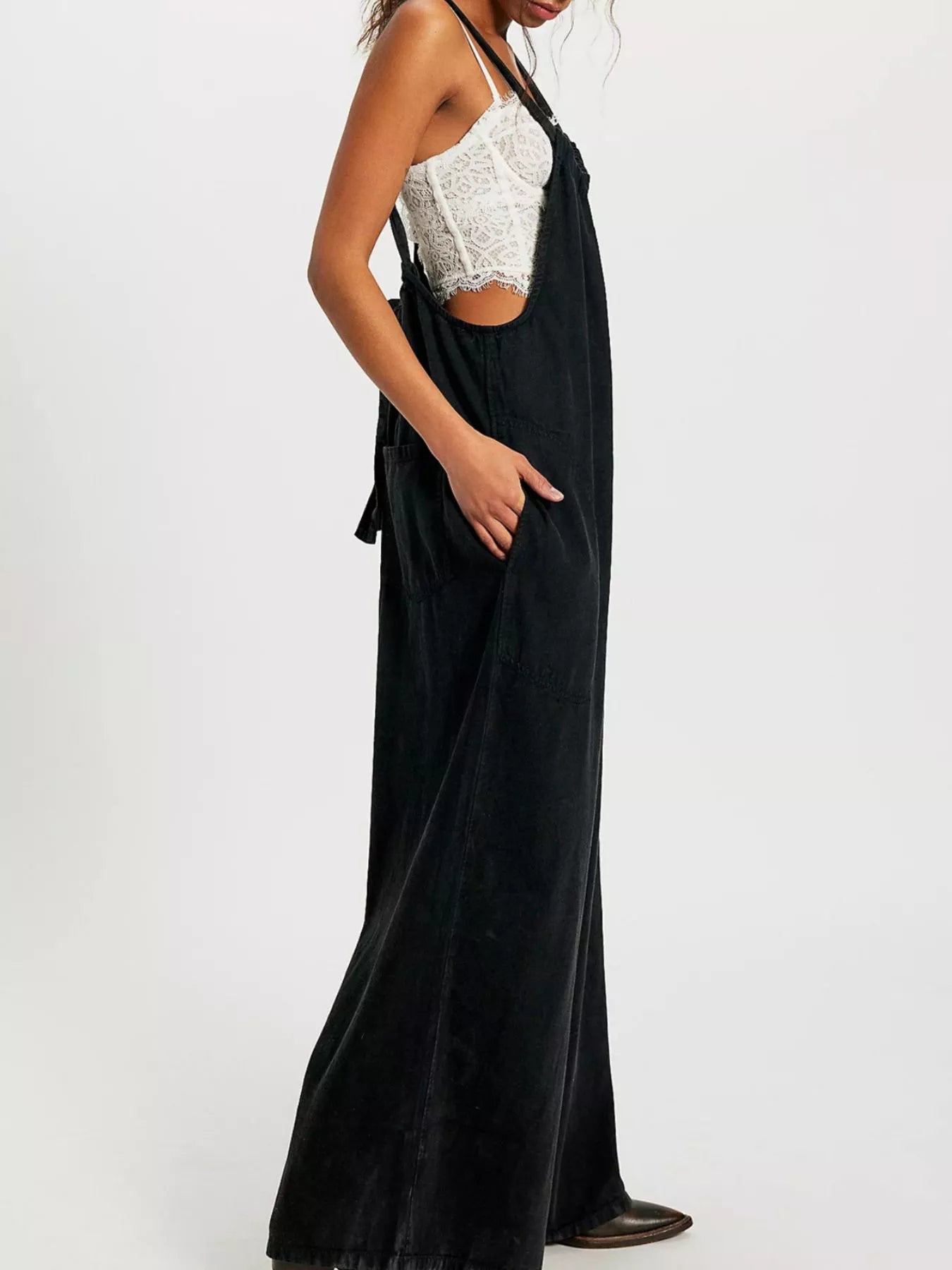 Trendsi Sleeveless Wide-Leg Jumpsuit -