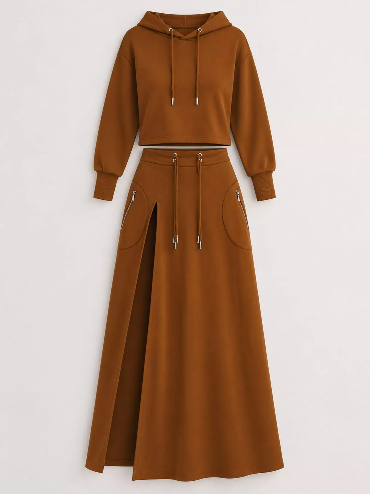 Hoodie and skirt set, product view