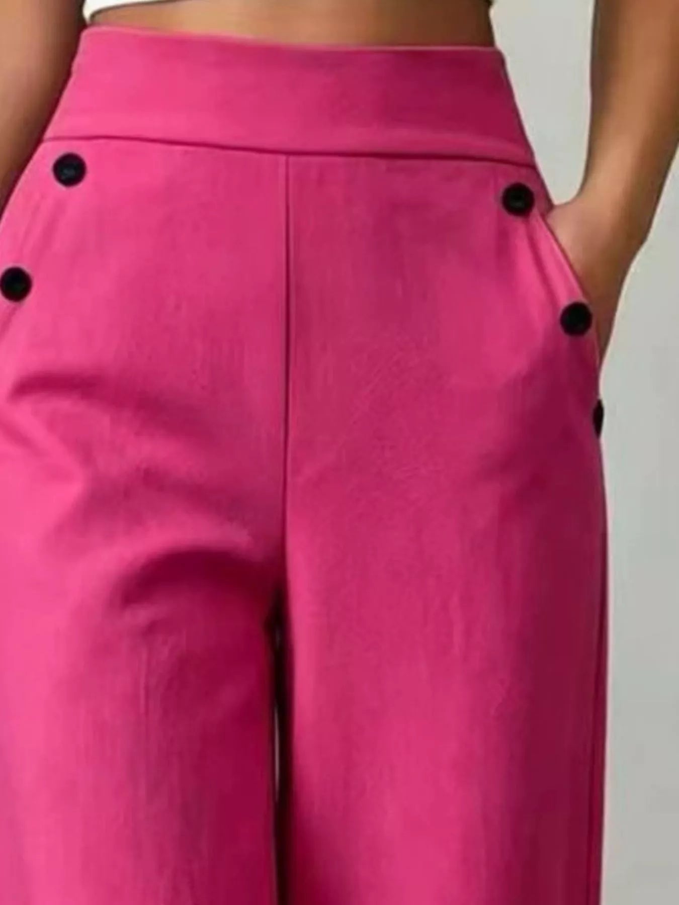 Trendsi High-Waisted Wide-Leg Pants -