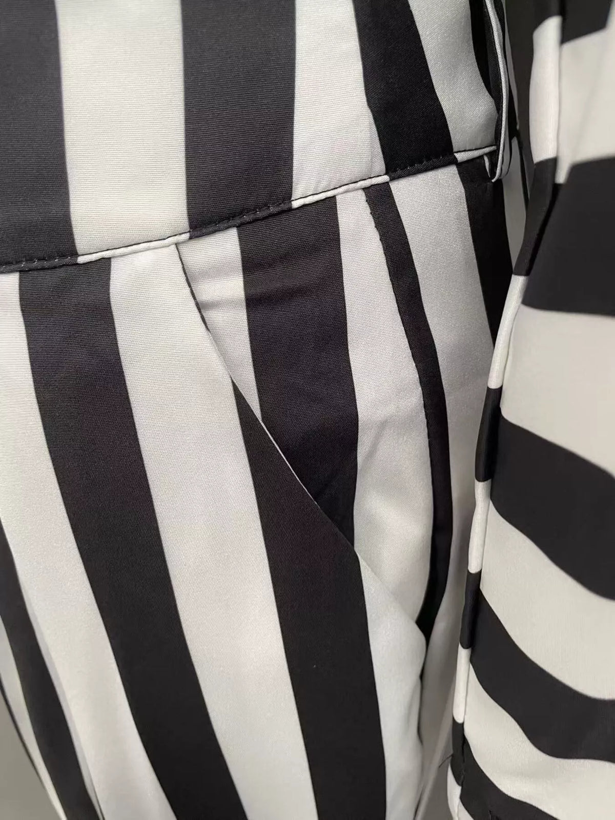 Trendsi Striped Long Sleeve Top and Pants Set -