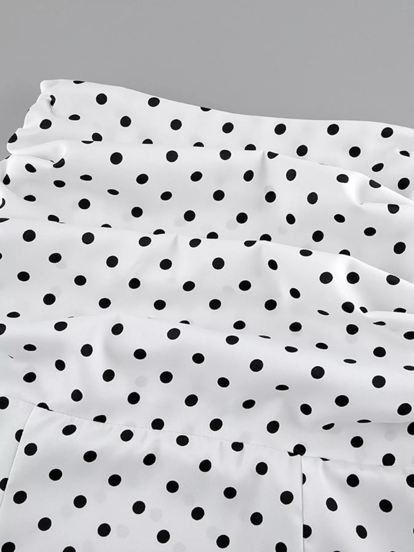 Trendsi Polka Dot Mermaid Maxi Skirt -