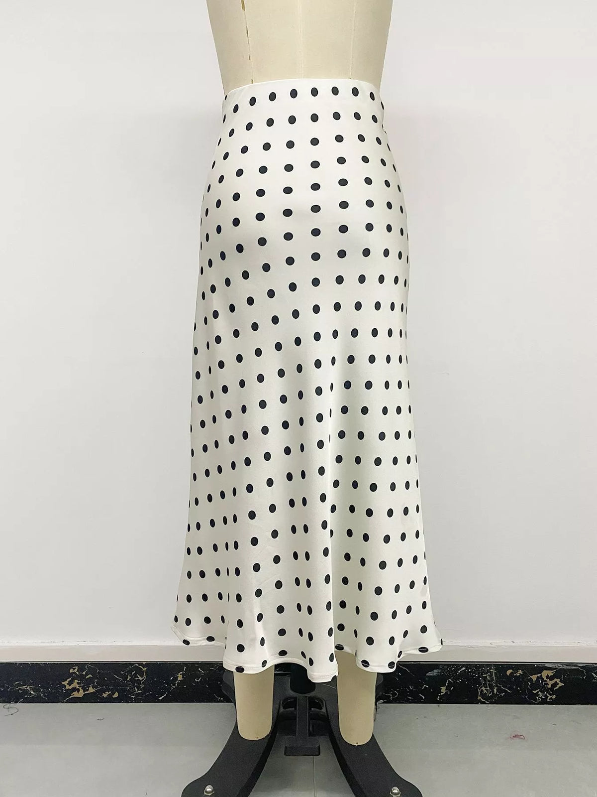 Trendsi Polka Dot Midi Skirt -