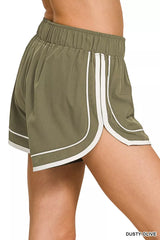 Trendsi Zenana Soft Woven Lined Dolphin Shorts -