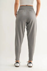 Trendsi MONO B Flowbarrel High Waist Active Pants -