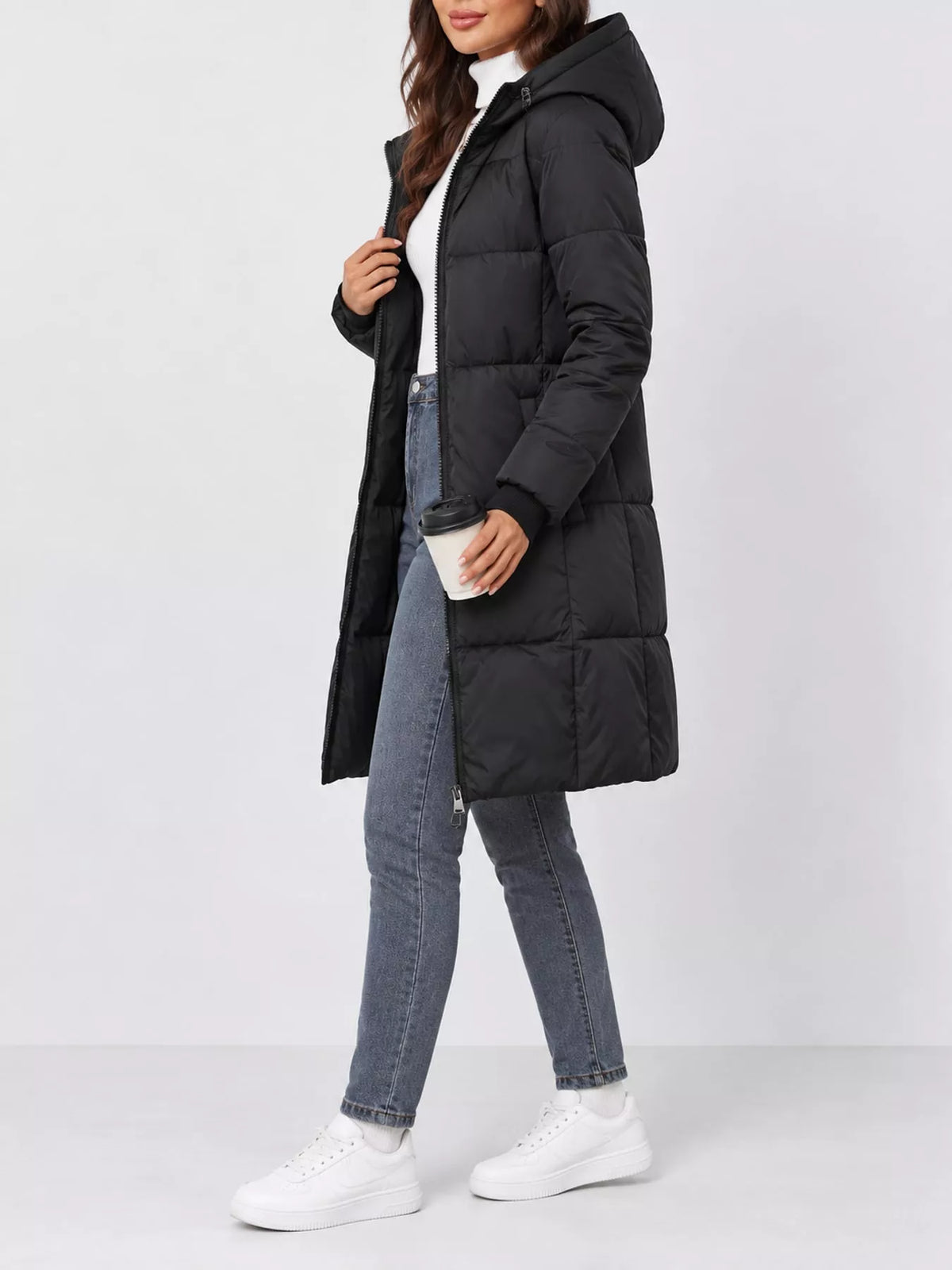 Long-sleeve coat