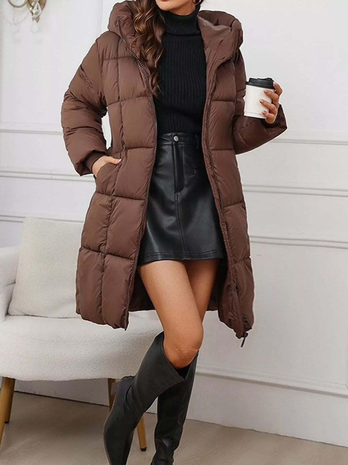 Long-sleeve coat