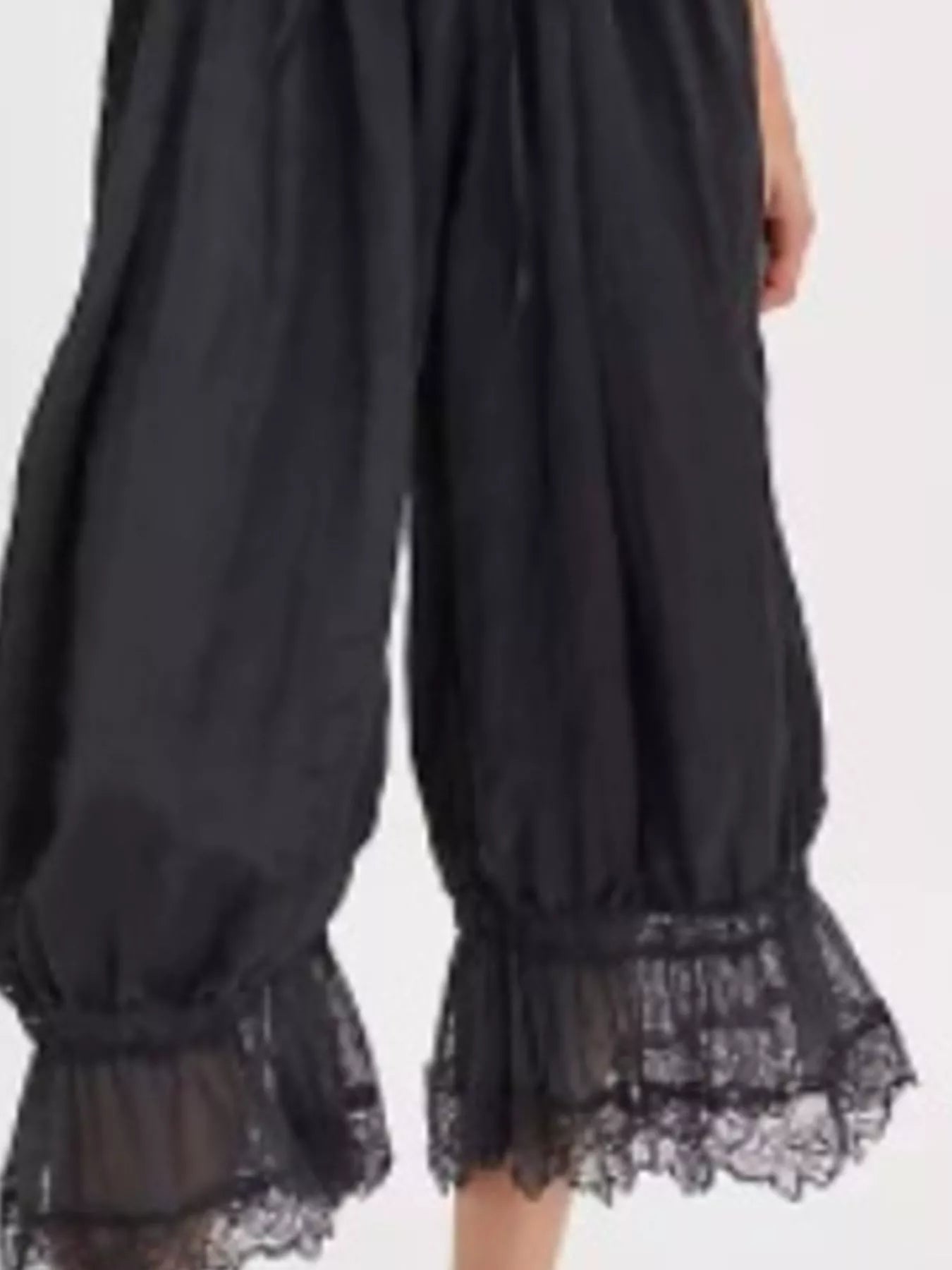 Trendsi Lace Trimmed Lounge Pants -