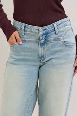Trendsi Judy Blue High Waist Column Straight Jeans -