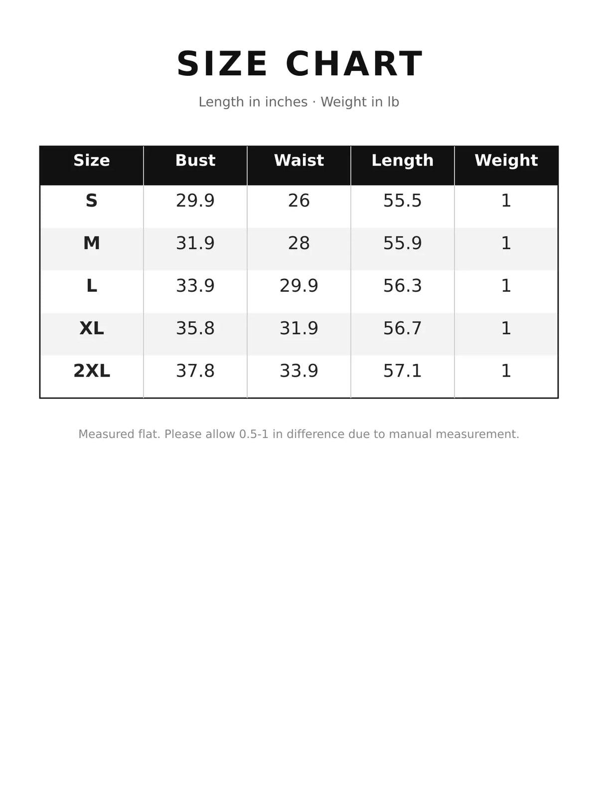 Sequin maxi dress, size chart