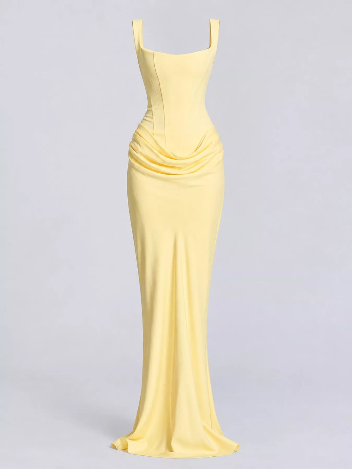 Square neck sleeveless maxi dress, product view
