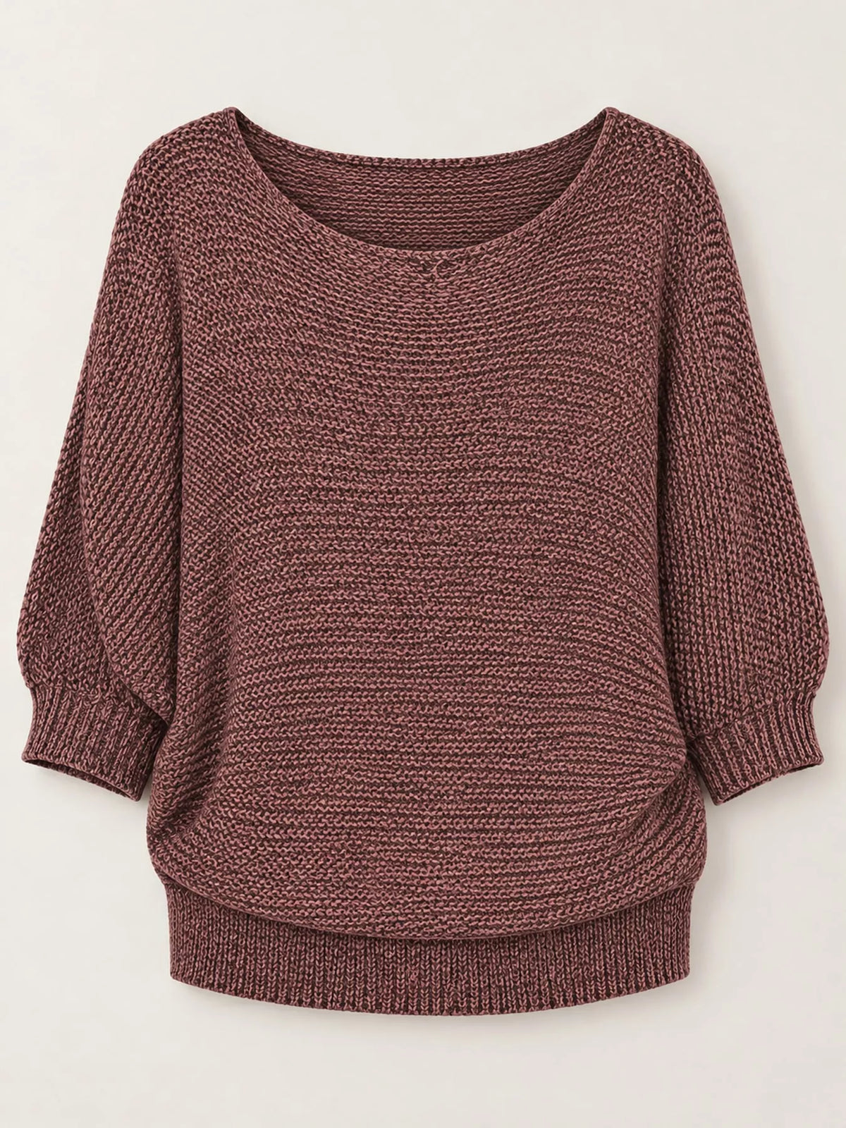 Three-quarter sleeve sweater, product view
