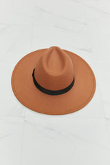 Trendsi Fame Enjoy The Simple Things Fedora Hat -