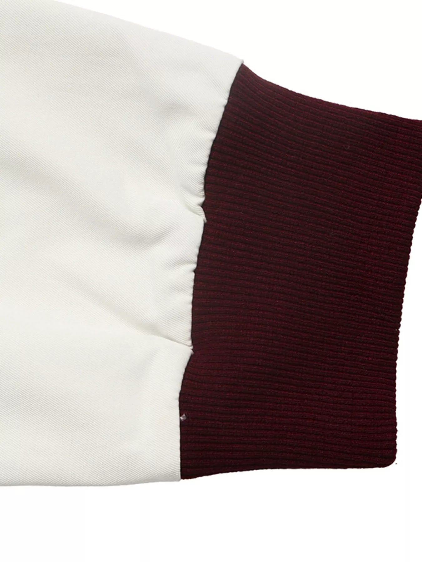Trendsi Contrast Trim Zip Up Jacket -