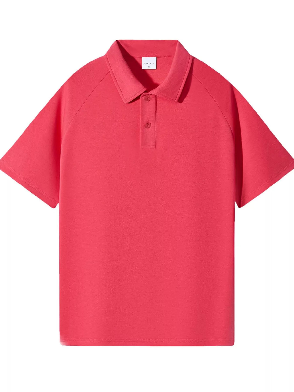Dragon Fruit Pink short sleeve polo t-shirt