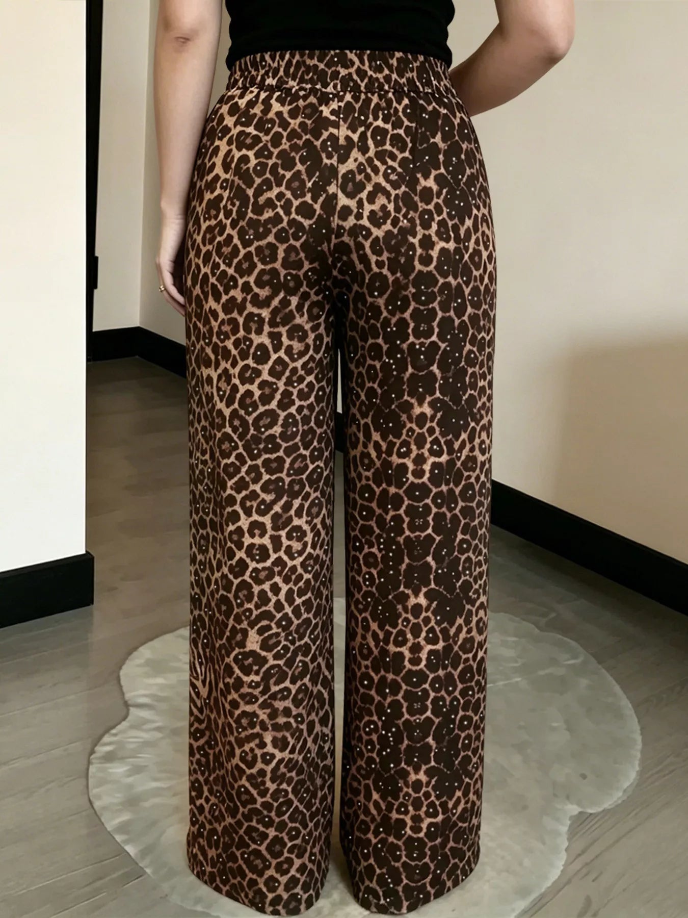 Trendsi Drawstring Wide-Leg Pants -
