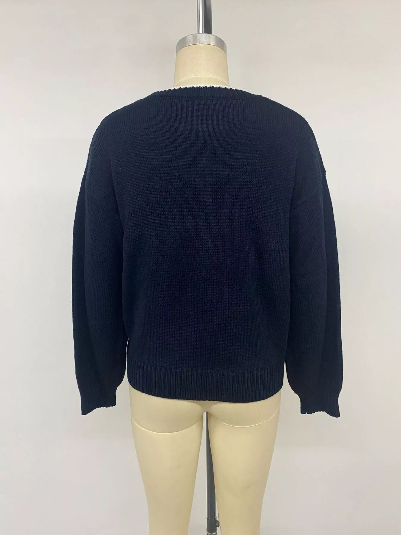 Trendsi Swan Dropped Shoulder Sweater -
