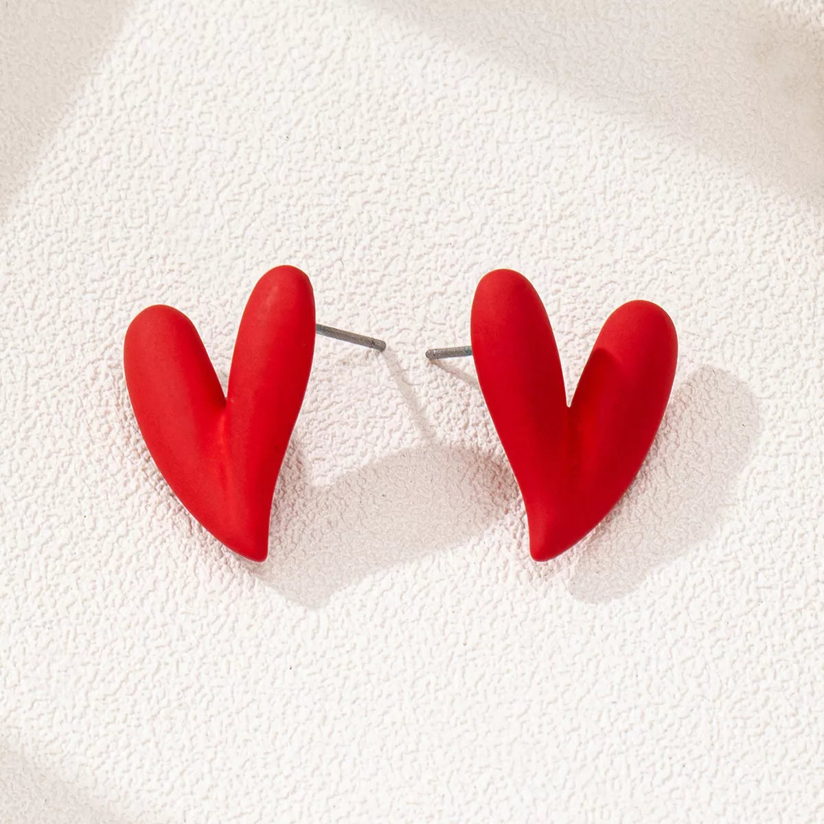 Trendsi 4 Pair Heart Stud Earrings -