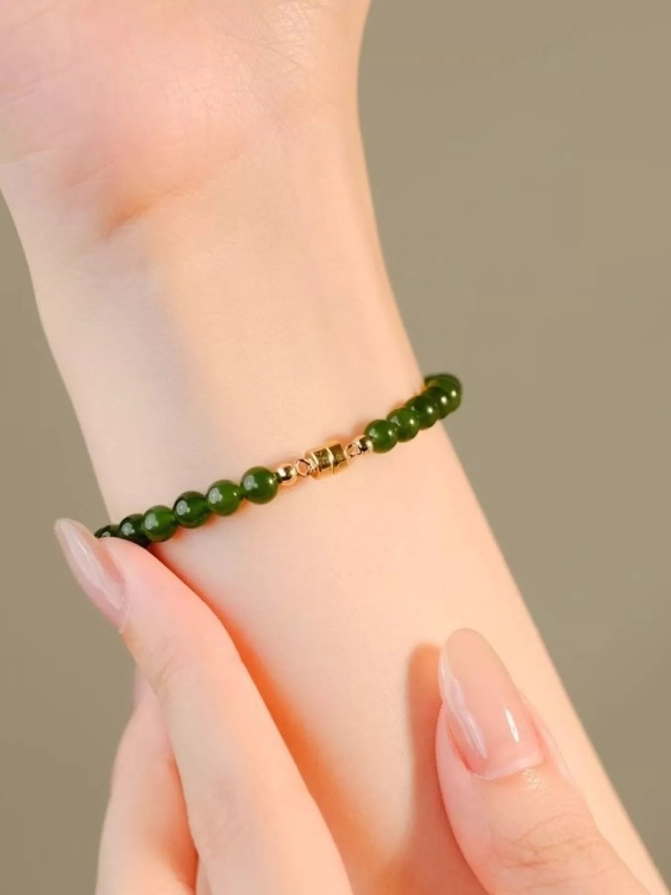 Trendsi Agate Beaded Bracelet -