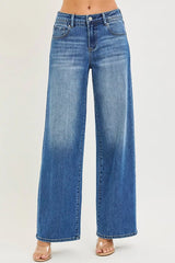 Trendsi RISEN Slouchy Baggy Jeans with Pockets -