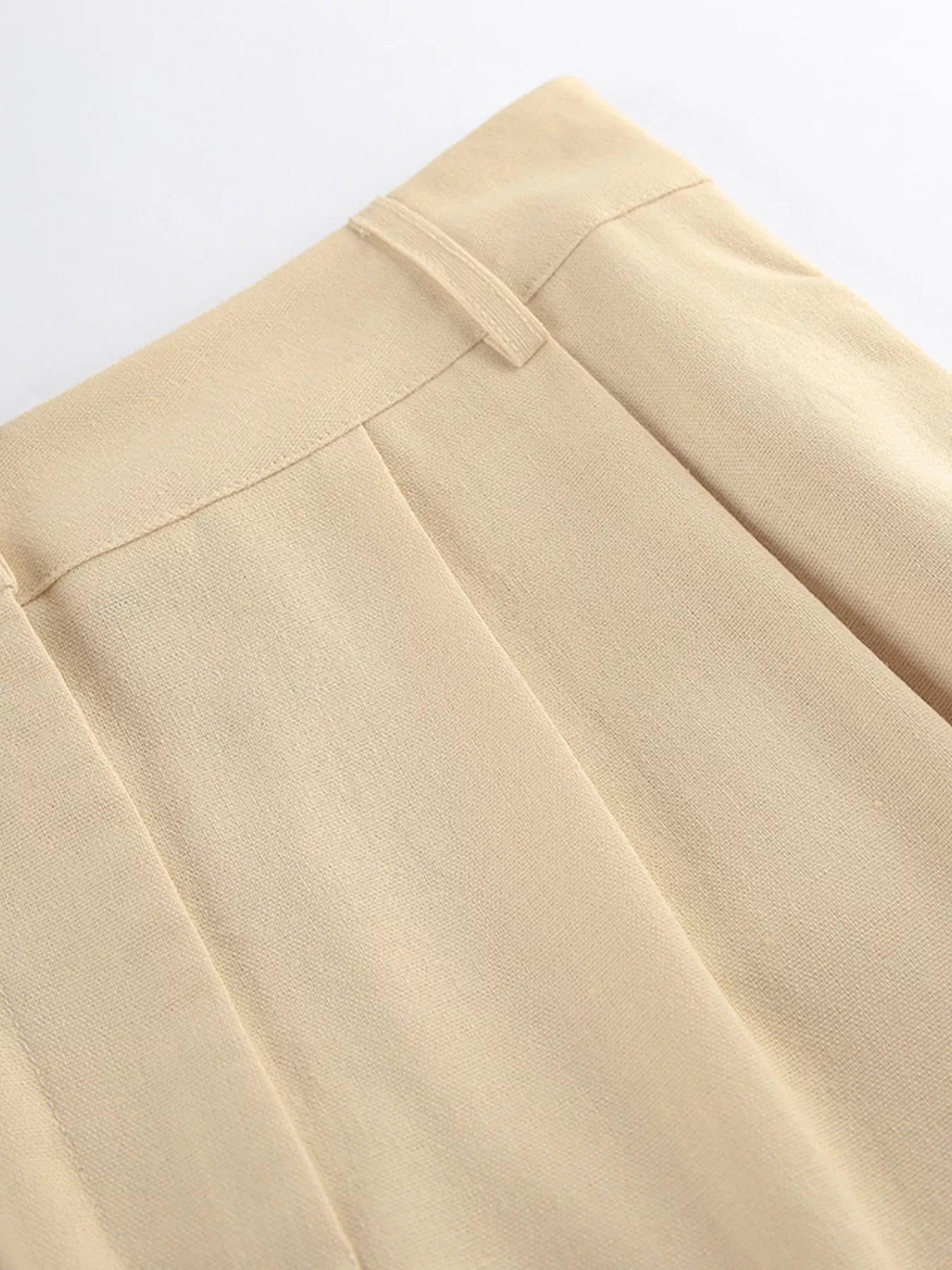 Trendsi One-Shoulder Tie-Waist Top and Wide-Leg Pants Set -