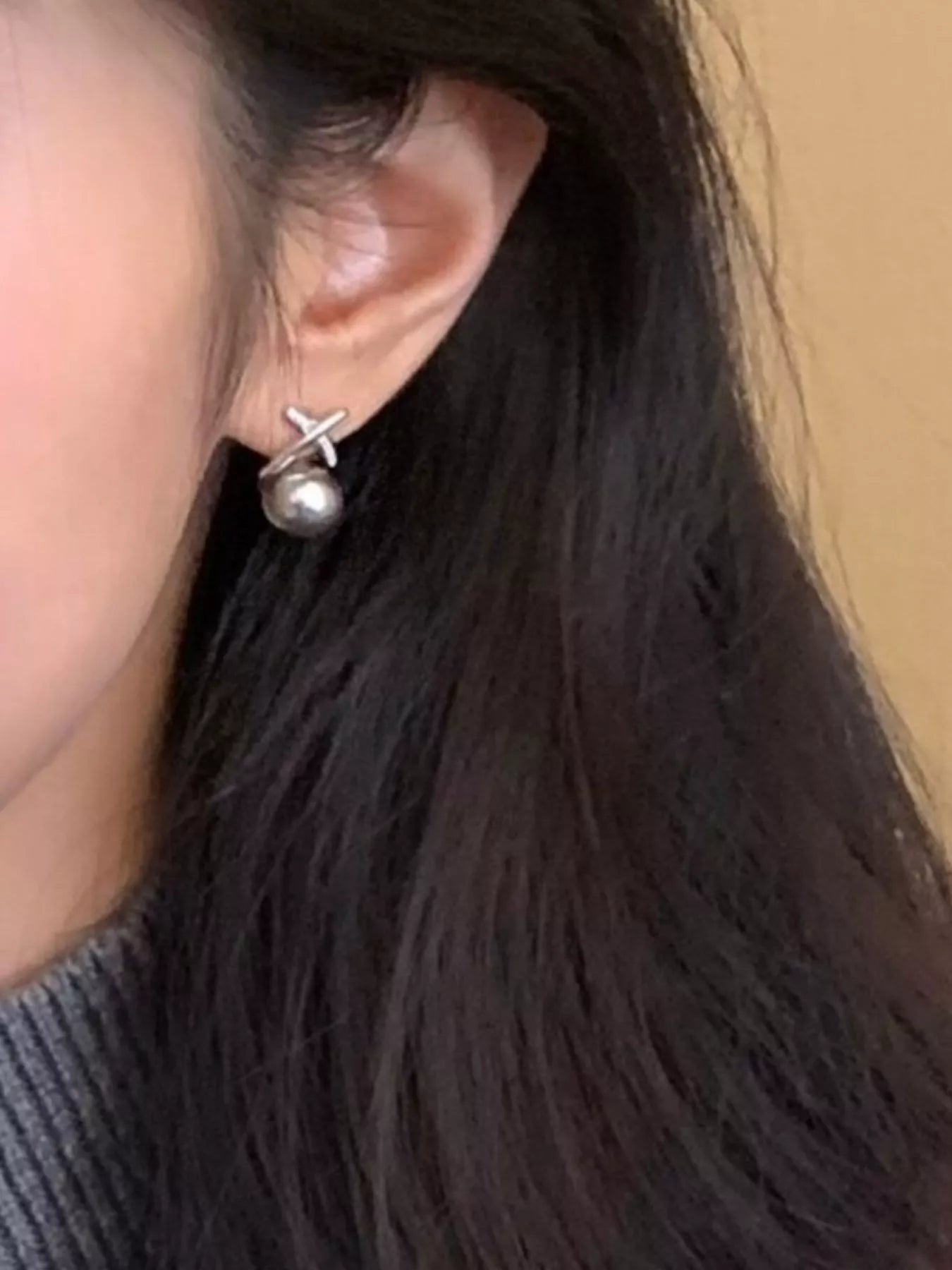Trendsi Pearl Stud Earrings -