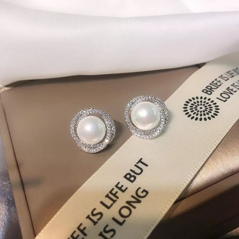 Trendsi Pearl Stud Earrings -