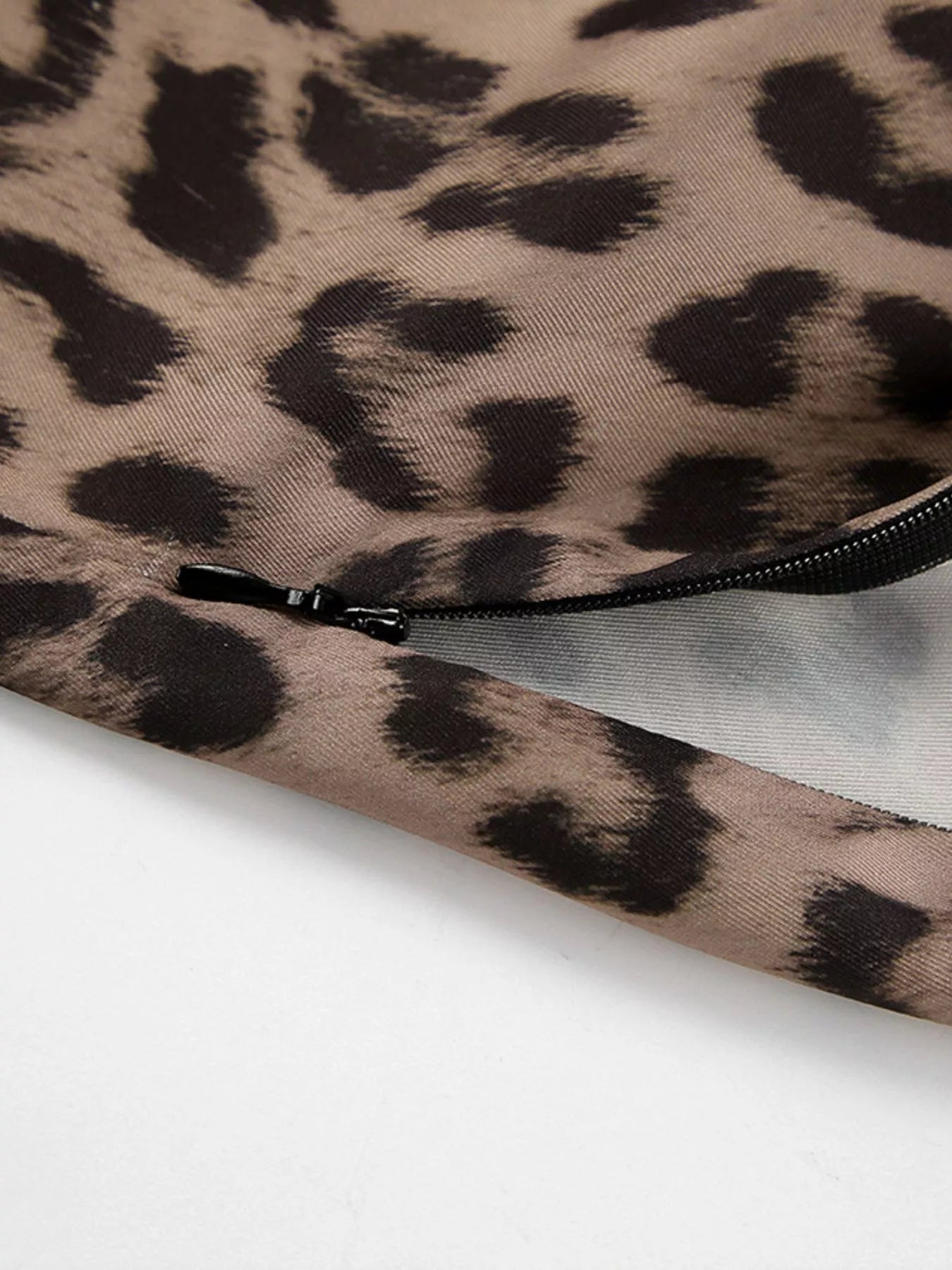 Trendsi Leopard Print Maxi Skirt -