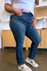 Trendsi Judy Blue Full Size Tummy Control High Waist Slim Jeans -