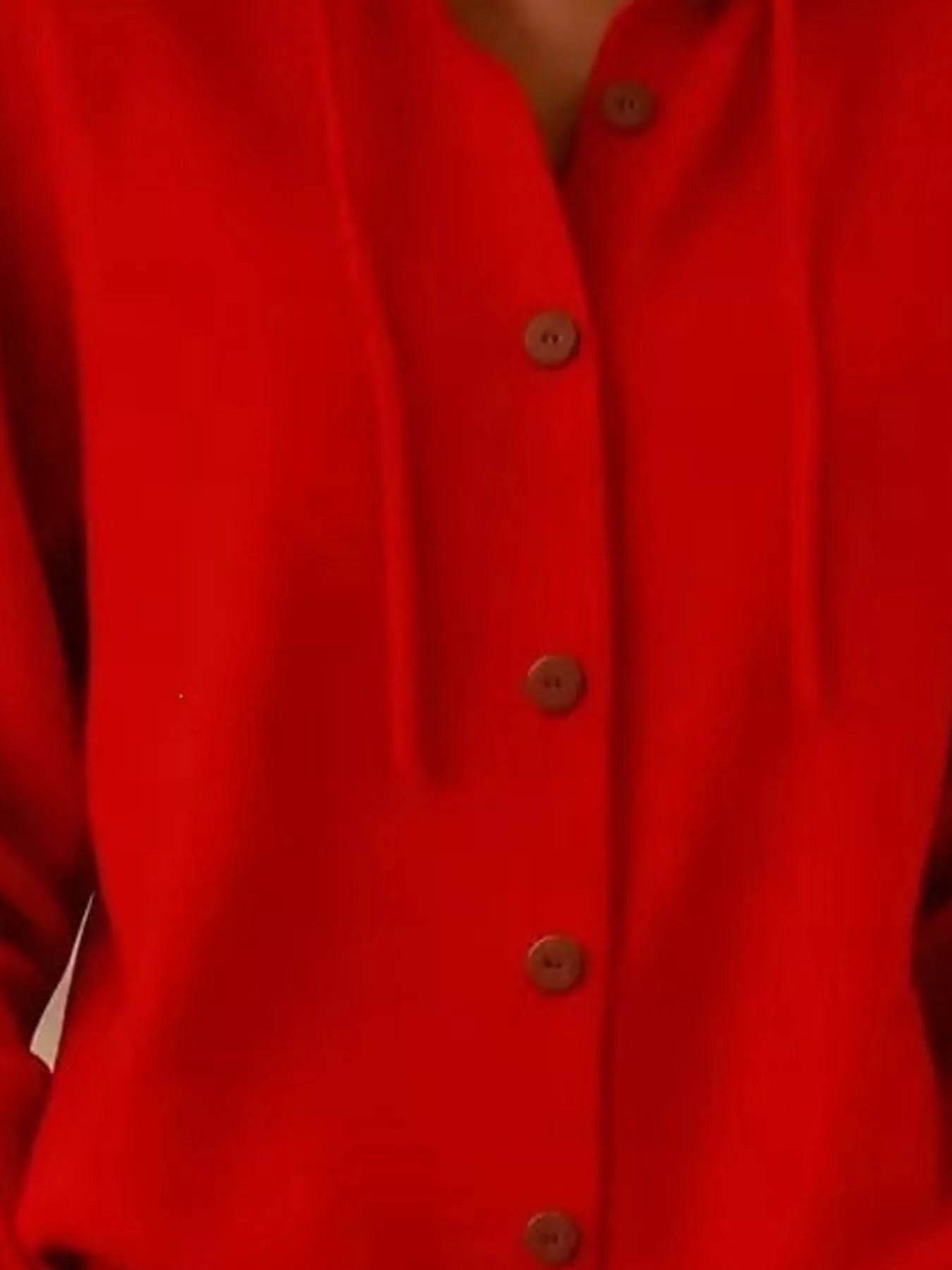 Trendsi Hooded Button-Up Cardigan -