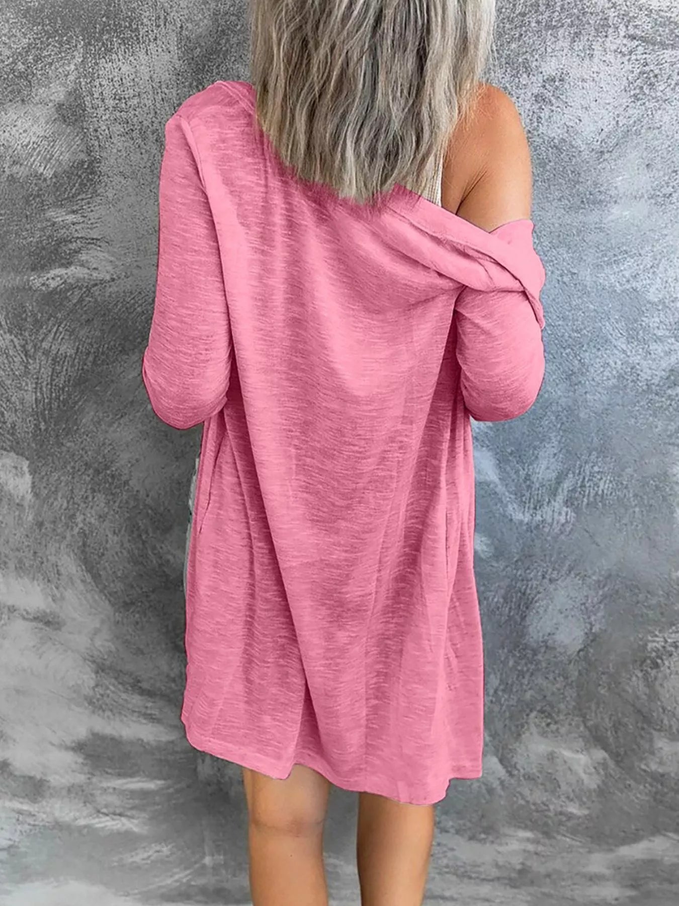 Trendsi Full Size Lightweight Button-Up Cardigan Plus Size - Shirts